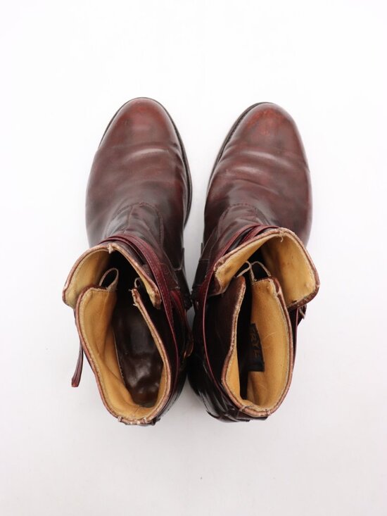 Vintage FRYE Belted Boots Men’s Size US 10 Brown Leather Buckle main image 13